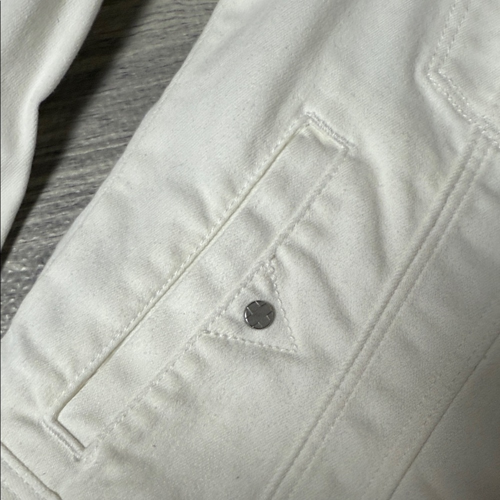 Liverpool Women's White Jean Jacket Size XS - Picture 2 of 6